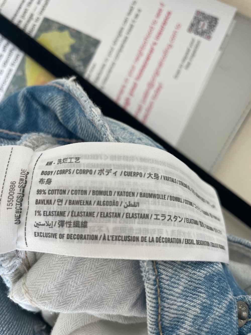 Abercrombie & Fitch Light Blue The 90’s straight ultra high rise WomanJeans 26/2 - Picture 10 of 10